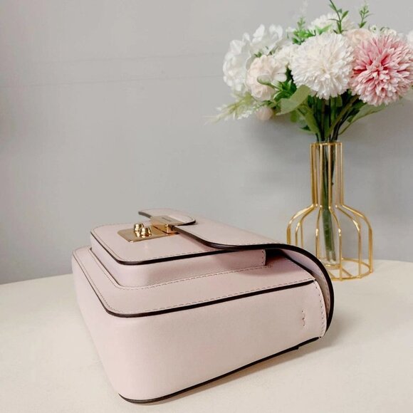 Michael Kors 35T2GS9M2L Sloan Editor Medium Messenger Bag IN Powder Blush - Picture 3 of 9